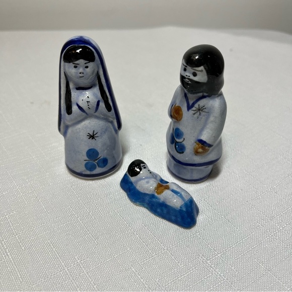 vintage Mexican folk art pottery figure Nativity scene, nacimiento in Mexico - Picture 3 of 3
